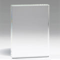 5 INCH CRYSTAL STANDING RECTANGULAR DESK BLOCK