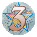 2 Inch in Diameter Round 3rd Place Mylar Insert