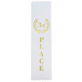 3RD PLACE WHITE SATIN RIBBON