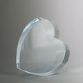 4-1/2 X 4-1/2 INCH OPTICAL CRYSTAL HEART