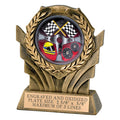 4 1/4 INCH RESIN WREATH TROPHY, TAKES 2 INCH INSERT