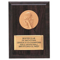 4-1/4 X 6  INCH PLAQUE WITH GOLD PLATE TAKES INSERT