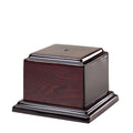 4-3/4 X 4-3/4 X 1 INCH HIGH GLOSS ROSEWOOD PIANO FINISH BASE