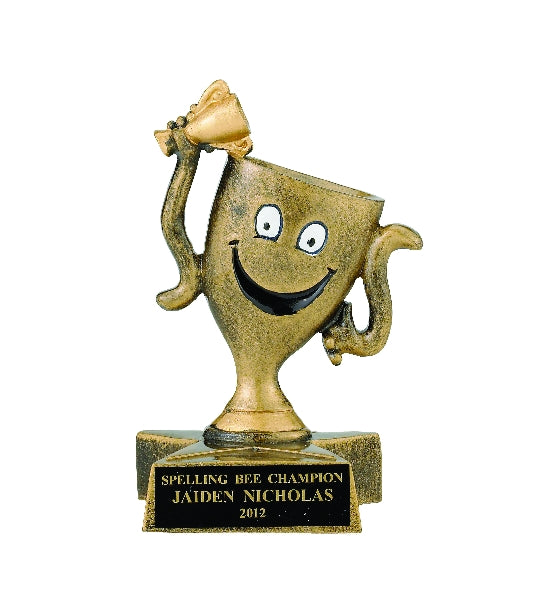 4 INCH RESIN LOVING CUP TROPHY