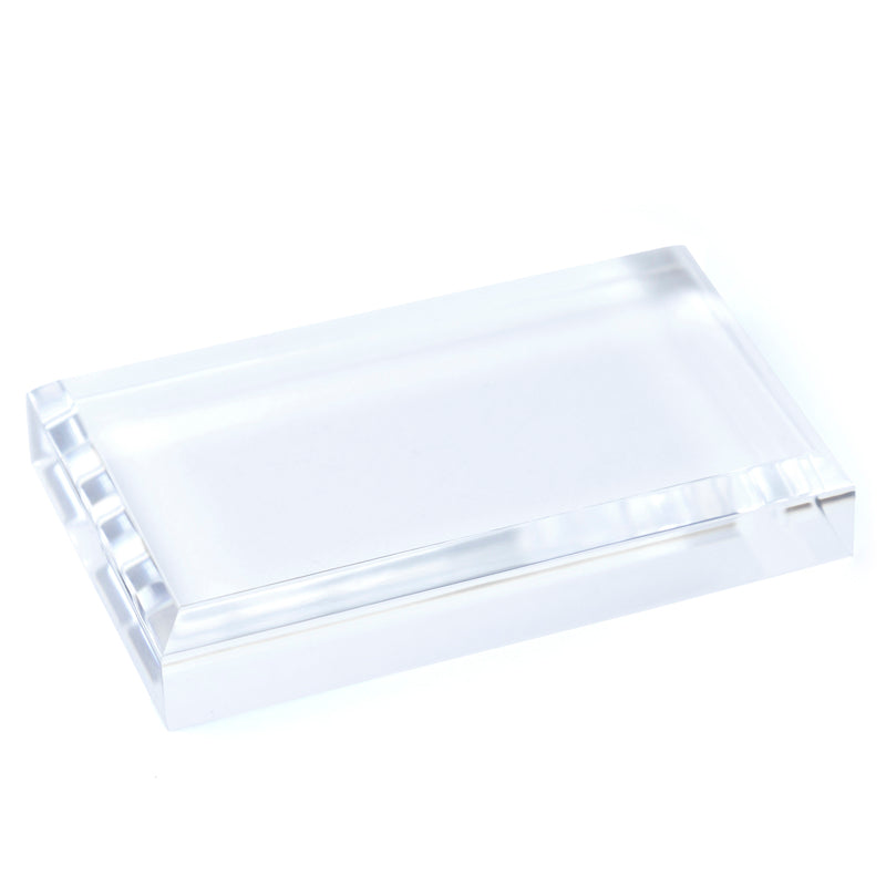 4 x 2-1/4 INCH ACRYLIC RECTANGLE PAPERWEIGHT