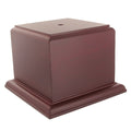 4 X 4 X 4 ROSEWOOD FINISH CUP OR BOWL BASE