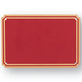 4 X 6 RED SCREENED PLATE