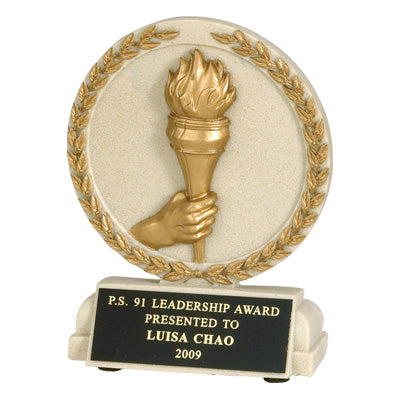5-1/2 INCH ACHIEVEMENT STONE RESIN TROPHY