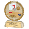 5-1/2 INCH BASKETBALL STONE RESIN TROPHY