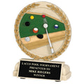5-1/2 INCH BILLIARDS STONE RESIN TROPHY