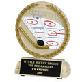 5-1/2 INCH HOCKEY STONE RESIN TROPHY