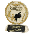 5-1/2 INCH MUSIC ORCHESTRA STONE RESIN