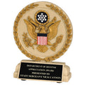 5-1/2 INCH  U.S. SEAL STONE RESIN TROPHY