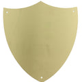 5-1/2 X 6 INCHES BRASS SHIELD