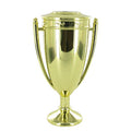 5-1/4 INCH METAL CUP WITH LID, GOLD