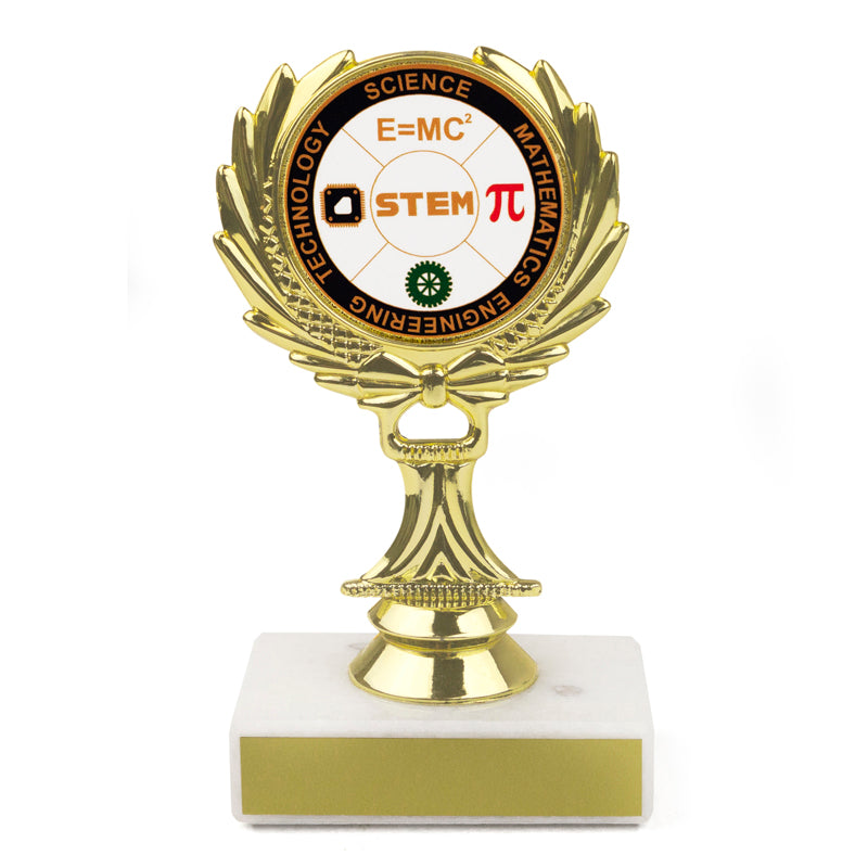 5-1/4 INCH TROPHY RISER WITH 2 INCH MYLAR STEM INSERT