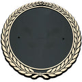 5-1/4 INCH PLASTIC GOLD WREATH HOLDS 4 INCH INSERT