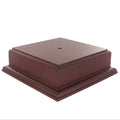 5-3/4 X 5-3/4 X 2-1/8 ROSEWOOD FINISH BASE FOR BOWL OR CUP