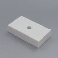 5/8 X 3 X 1-3/4 WHITE PLASTIC LID