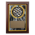 5 X 7 INCH MARBLEIZED DIGITAL PHOTO PLAQUE WITH GOLD ALUMINUM ENGRAVING PLATE TAKES MYLAR