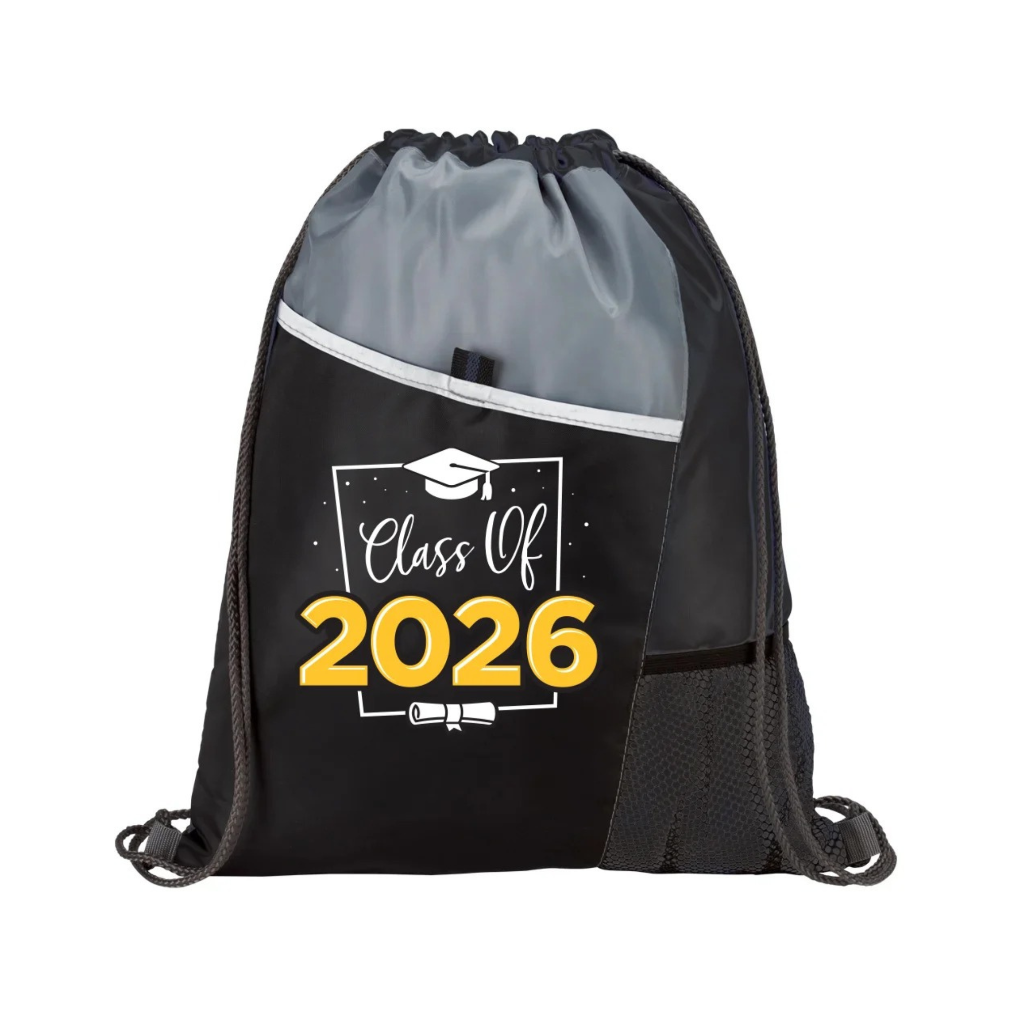 Class of 2026 Drawstring Bag – Perfect for Seniors & Graduates