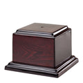 6-3/4 X 6-3/4 X 1 INCH HIGH GLOSS ROSEWOOD PIANO FINISH BASE