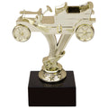 6 INCH ANTIQUE CAR TROPHY MOUNTED ON BLACK BASE