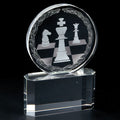 6 INCH CRYSTAL CHESS