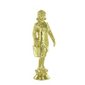 6 INCH GOLD PLASTIC FEMALE SALES PERSON FIGURE