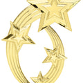 6 INCH GOLD PLASTIC SHOOTING STAR FIGURE