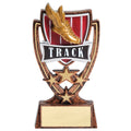 6 INCH PLASTIC MOLDED TRACK TROPHY