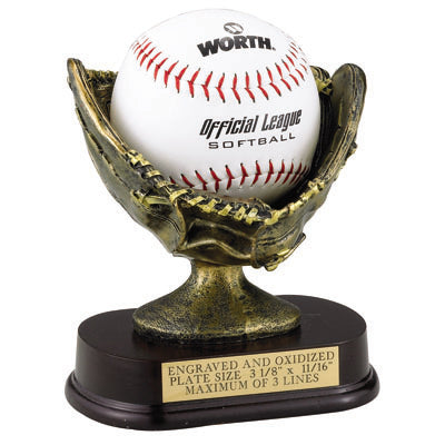 6 inch RESIN SOFTBALL GLOVE