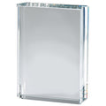 6 x 4-1/2 x 1-1/4 OPTICAL CRYSTAL BLOCK AWARD