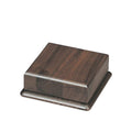 6 X 6 INCH SQUARE GENUINE WALNUT BASE