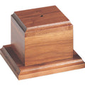 7 x 7 x 4-3/4  GENUINE WALNUT BASE