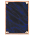 6 X 8 BLACK PLATE  EMBOSSED