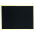 6 X 8 INCH BLACK SCREENED PLATE, ADHESIVE BACK