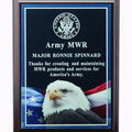 6 X 8 INCH EAGLE PHOTO PLAQUE WITH LASER ENGRAVED PLATE