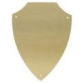 7-1/2 X 9-3/4 BRASS SHIELD