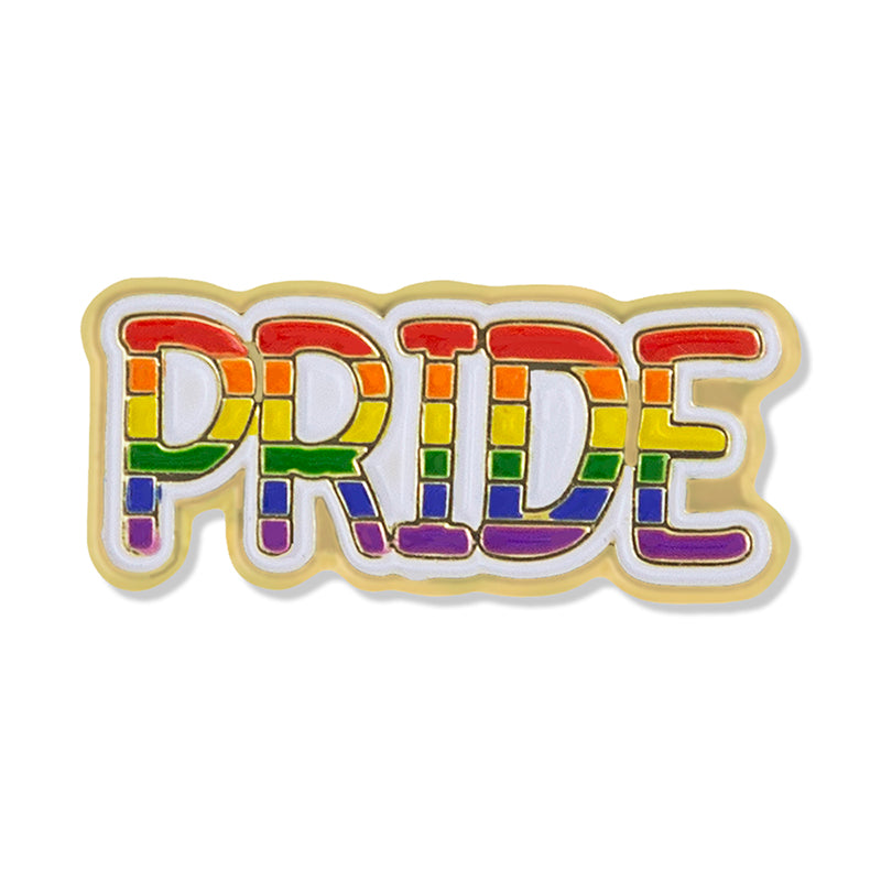 7/8 X 3/8 INCH PRIDE LAPEL PIN