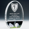7 INCH ACRYLIC GOLF TROPHY