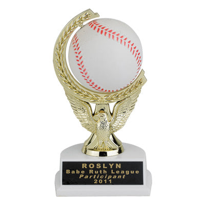 7 INCH BASEBALL SPINNER TROPHY
