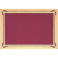 7 X 10 BURGANDY SCREENED PLATE