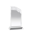 7 INCH CRYSTAL WAVE TROPHY