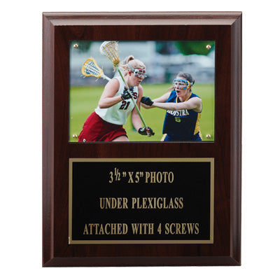 7 X 9 INCH PHOTO PLAQUE HOLDS 5 X 3-1/2 PHOTO