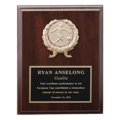 7 X 9 INCH PLAQUE WITH BLACK PLATE TAKES INSERT