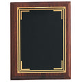 7 X 9 INCH PLAQUE WITH BLACK SCREENED PLATE