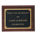7 X 9 INCH PLAQUE WITH BLACK SCREENED PLATE