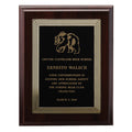 7 X 9 INCH PLAQUE WITH EMBOSSED BORDERS PLATE - COLOR OPTIONS