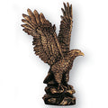 8-1/2 INCH CAST EAGLE ANTIQUE BRASS